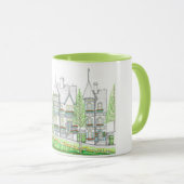 Mug Musique victorienne à deux tons (Devant droit)