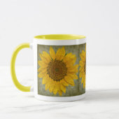 Mug Musique vintage de tournesol (Gauche)