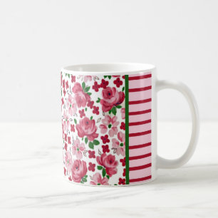Mug Musique vintage Roses roses