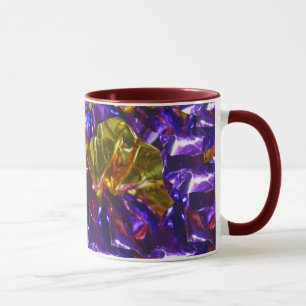 Mug Musique violette dorée