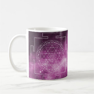 Mug Musique violette du Sri Yantra
