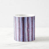 Mug Musique violette rayée "Crochetée" (Centre)