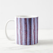 Mug Musique violette rayée "Crochetée" (Gauche)