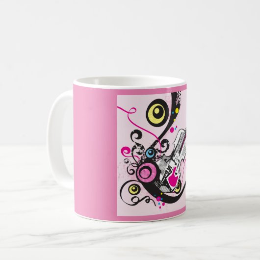 Mug Musique violon (Devant gauche)