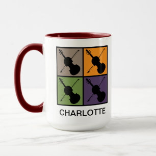 Mug Musique violon personnalisée