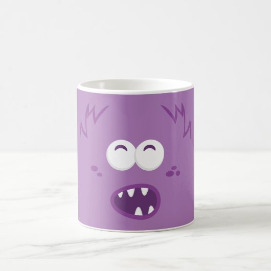 Mug Musique visage pourpre de monstre (Centre)