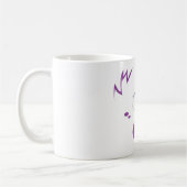 Mug Musique visage pourpre de monstre (Gauche)