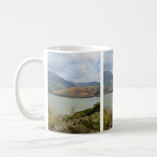 Mug Musique vue lac d'automne (Gauche)
