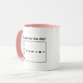 Mug Musique Western blot réalité (Devant gauche)