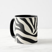 Mug Musique Zebra Print en céramique (Devant gauche)