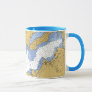 Mug Muskegon, diagramme nautique de port de MI