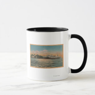 Mug Muskegon, MI - vue de tondeuse de Milwaukee