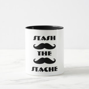 Mug Mustache vintage citation drôle