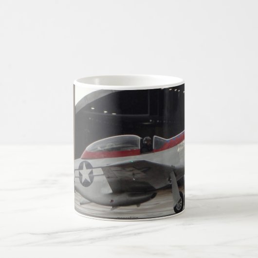 Mug Mustang du dos en forme de losange P-51 (Centre)