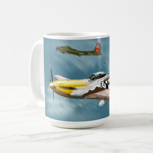 Mug Mustang P51D (Devant gauche)