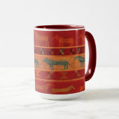 Mug Mustangs Gypsy Sauvages (Devant droit)