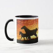 Mug Mustangs sauvages (Gauche)