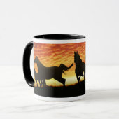 Mug Mustangs sauvages (Devant gauche)