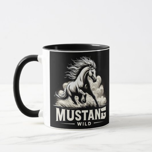 Mug MustangWild Cremello Coupe (Gauche)