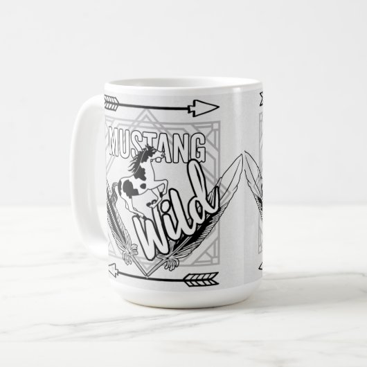 Mug MustangWild Running Pinto Drinkware (Devant gauche)