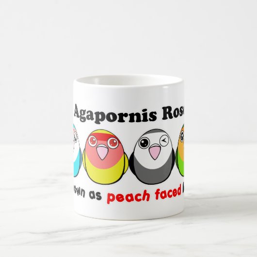 Mug Mutations de couleur de perruche (Centre)