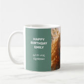 Mug Muted Elegance Océan Turquoise Joyeux Anniversaire (Gauche)