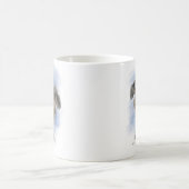 Mug Mutt à la grimace heureuse – Dessin animé de chien (Centre)