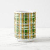 Mug MVB Automne Plaid Vert/Orange/Jaune Design (Centre)