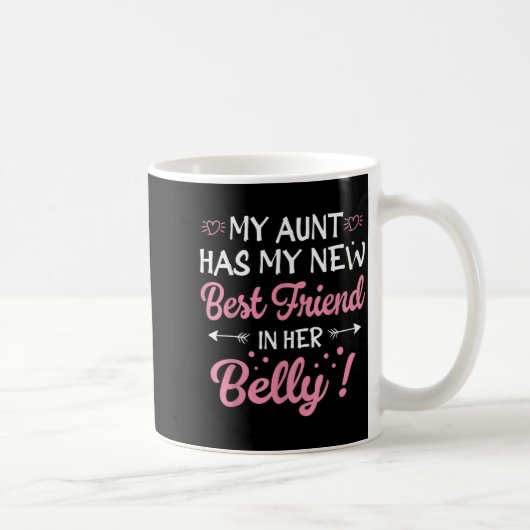 Mug My Aunt Has My New Friend In Her Belly Funny Mom C (Droite)