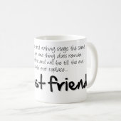 Mug My best friend (Devant droit)
