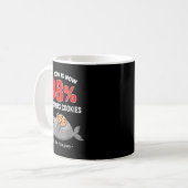 Mug My Body Is 98% Christmas Cookies Funny Seal Pajama (Devant gauche)