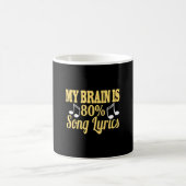 Mug My Brain is 80%ong Lyrics Funny Music Lovers (Centre)