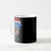 Mug My Cat Loves Trump 2024 Shirt (Devant gauche)