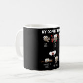 Mug My Coffee Moods Owl Gift Owl Lots Coffee Cadeau (Devant gauche)