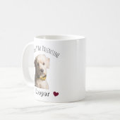 Mug My Dog Is My Valentine – Personalized Pet  (Devant gauche)