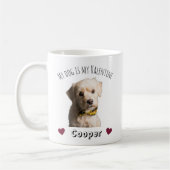 Mug My Dog Is My Valentine – Personalized Pet  (Gauche)