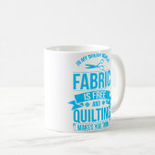 Mug My Dreams Sewing Gift Quilters Crafting Quilting K (Devant droit)