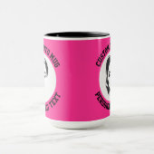 Mug My Face on a STRAWBERRY PINK Large Custom Combo (Centre)