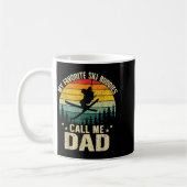 Mug My Favorite Ski Buddies Call Me Dad Funny Skiing F (Gauche)
