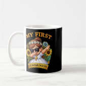Mug My First Communion Girls Dabbing 1st Religious Sac (Gauche)