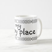 Mug My Happy Place (Devant droit)