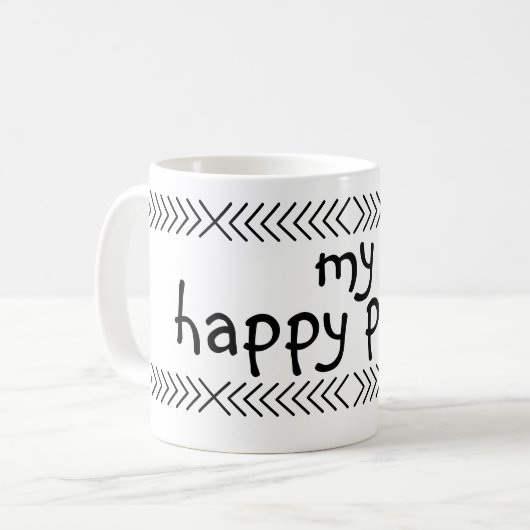 Mug My Happy Place (Devant gauche)