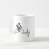 Mug My Heart Beats For Cycling. (Devant gauche)