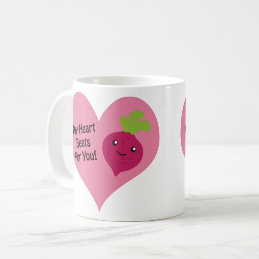Mug My Heart Beets for you (Devant gauche)