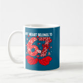Mug My Heart Belongs To 67 Valentine's Day Six Seven F (Gauche)