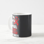 Mug My Hero Is Now My Angel Heart Disease Awareness  (Devant gauche)