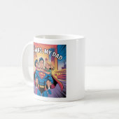Mug My Hero - Superdad Comic Style Art (Devant gauche)