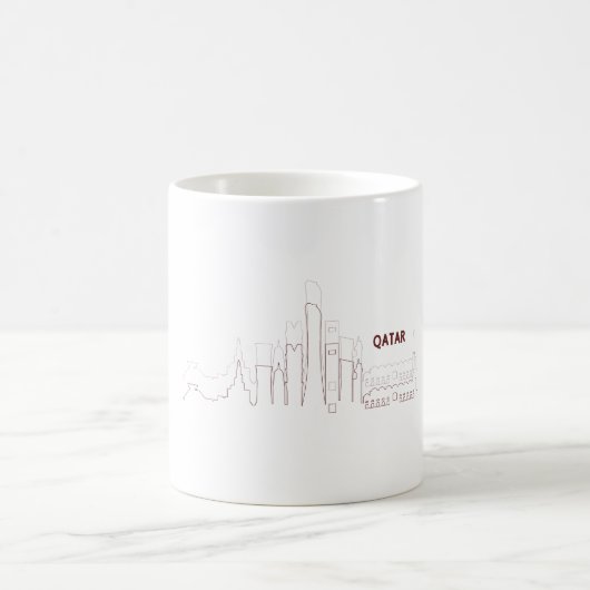 Mug My Home Qatar – Minimalist Design (Centre)