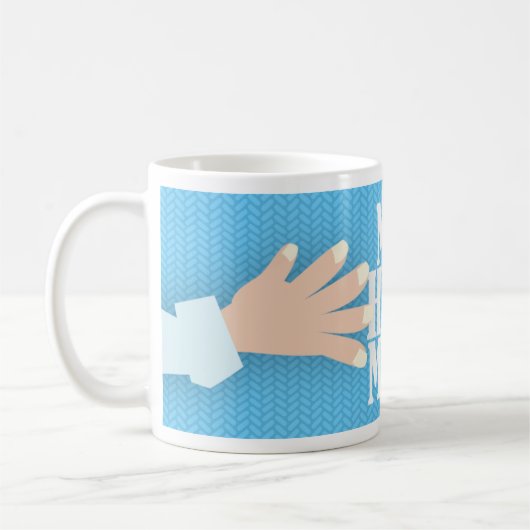 Mug My Hug Cute Cartoon Fun Slogan Art Amusant (Gauche)