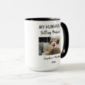 Mug My Humans Are Getting Married – Custom Pet Photo (Devant droit)